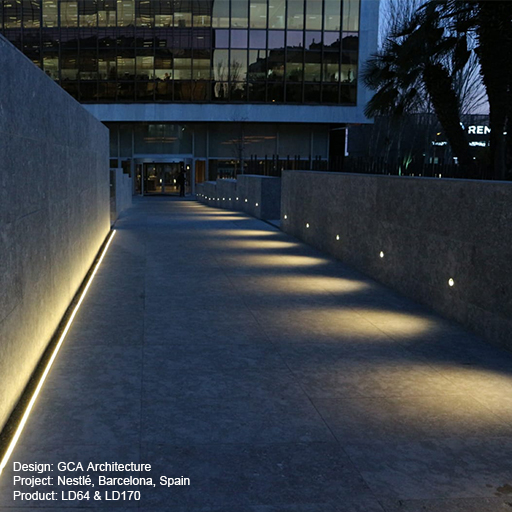 Nestlé, Barcelona, Spain Lightgraphix Creative Lighting Solutions