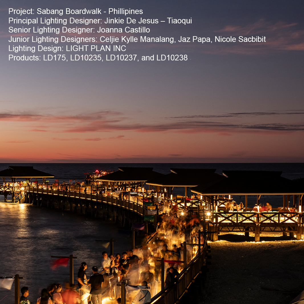 Sabang Boardwalk - Philippines Lightgraphix Creative Lighting Solutions