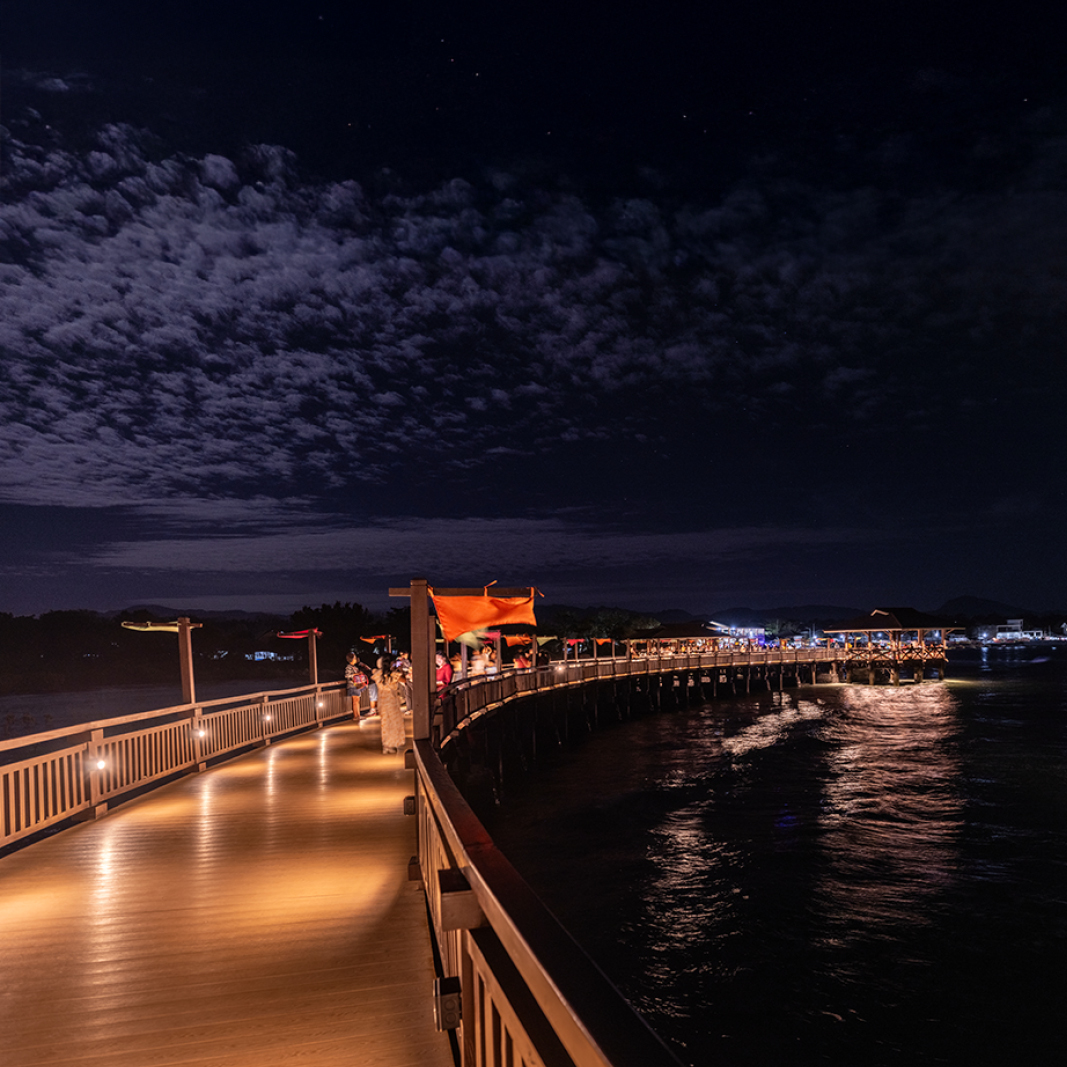 Sabang Boardwalk - Philippines Lightgraphix Creative Lighting Solutions