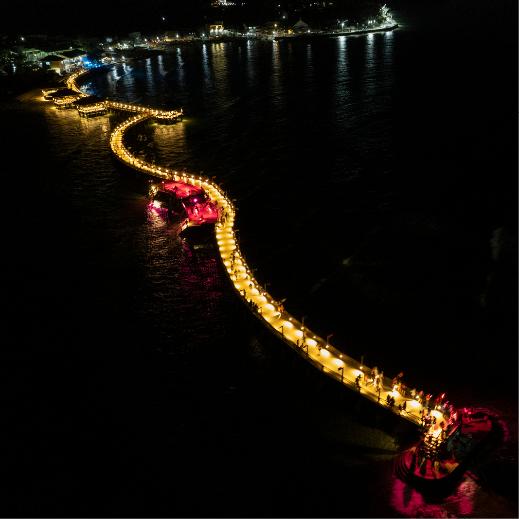 Sabang Boardwalk - Philippines Lightgraphix Creative Lighting Solutions