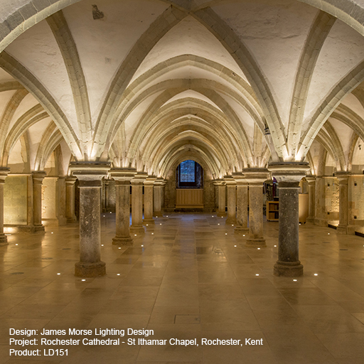 Rochester Cathedral - St Ithamar Chapel Lightgraphix Creative Lighting Solutions
