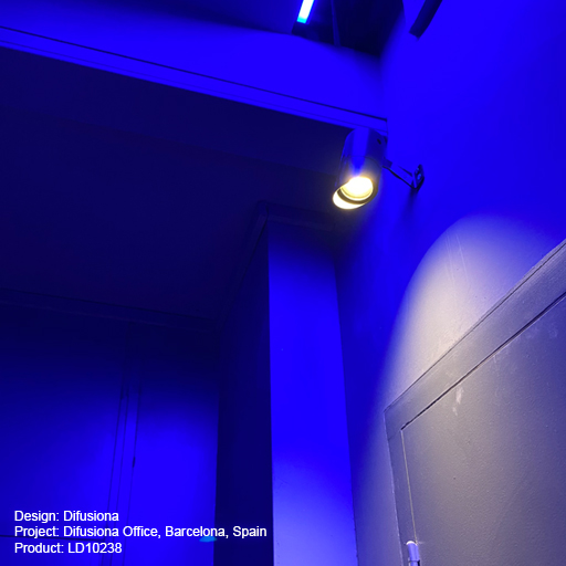 Difusiona Office, Barcelona, Spain Lightgraphix Creative Lighting Solutions