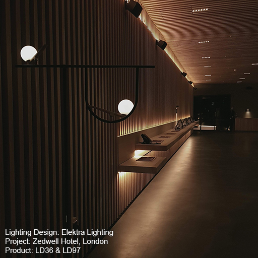 Zedwell Hotel, London Lightgraphix Creative Lighting Solutions